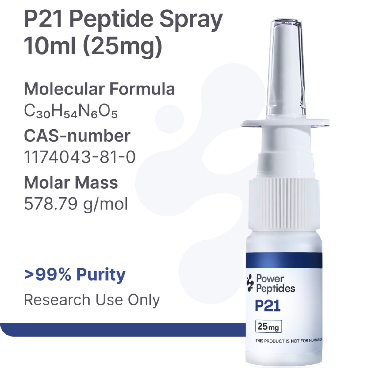 P21 Peptide Spray 10ml (25mg)